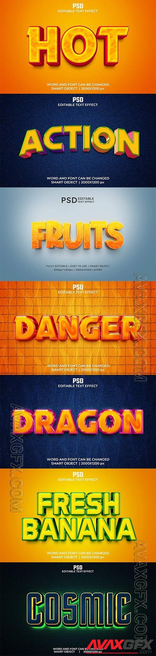 Psd text effect set vol 592