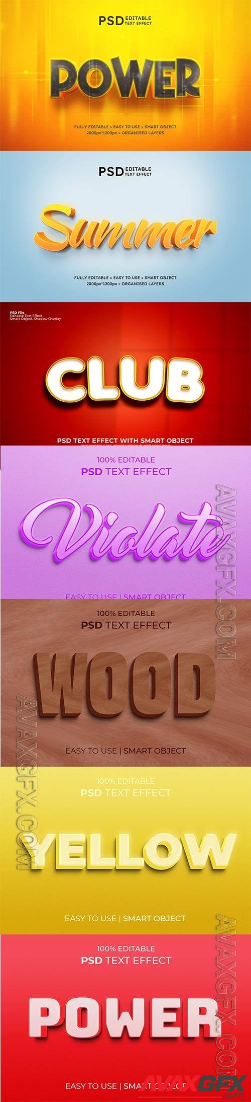 Psd text effect set vol 591