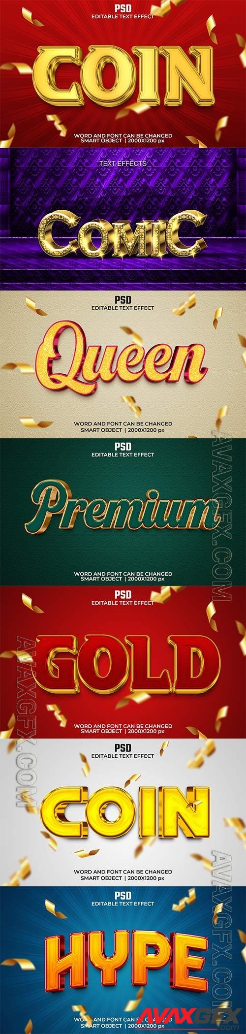 Psd text effect set vol 589