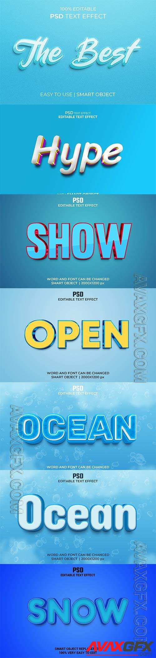 Psd text effect set vol 590