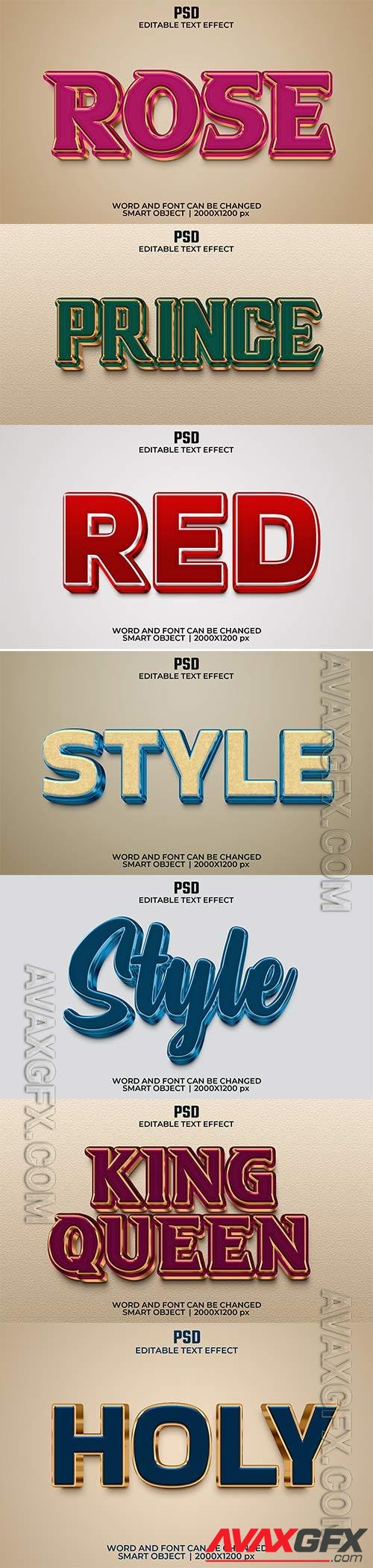 Psd text effect set vol 588