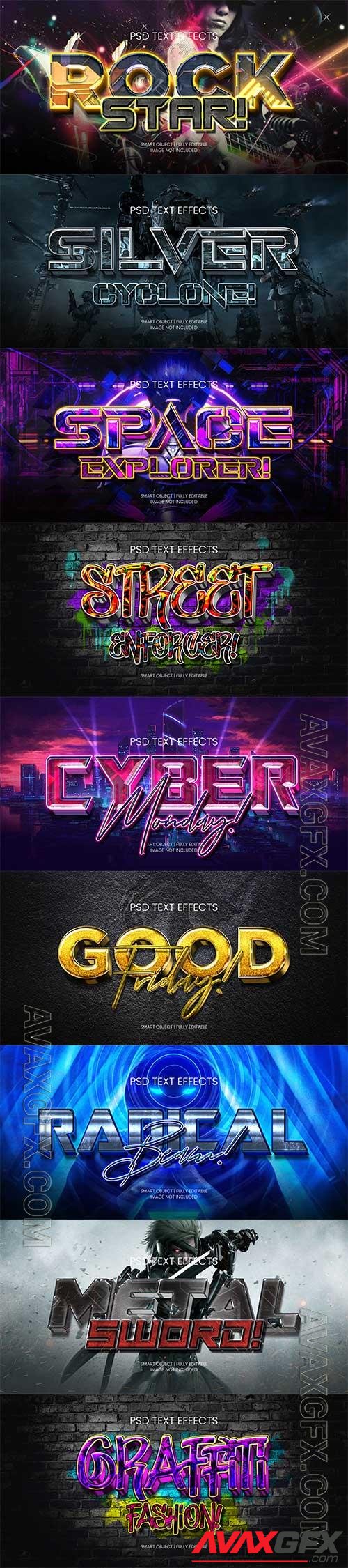 Psd text effect set vol 582