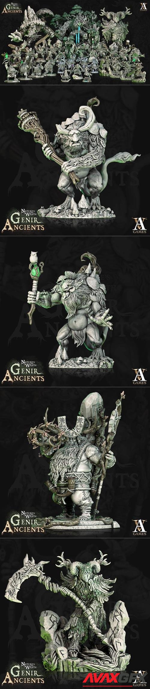 Archvillain Games - Natures Wrath Genir Ancients – 3D Print