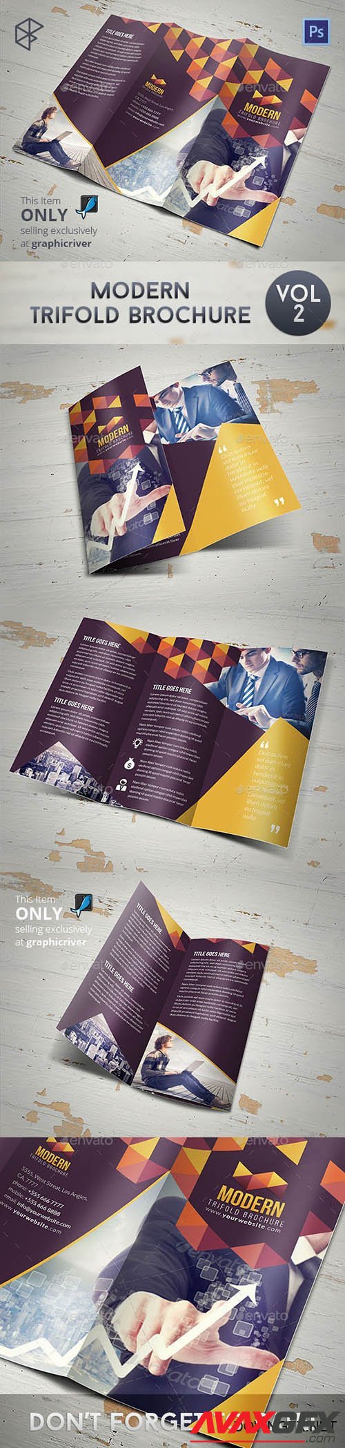 Graphicriver - Modern Trifold Brochure 7931244