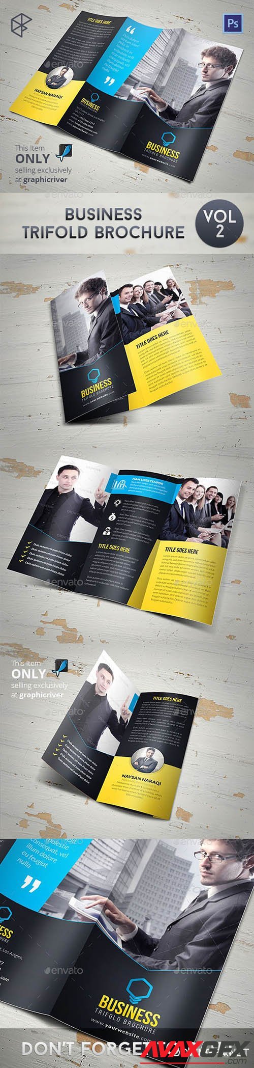 Graphicriver - Business Trifold Brochure Vol 2 7917365