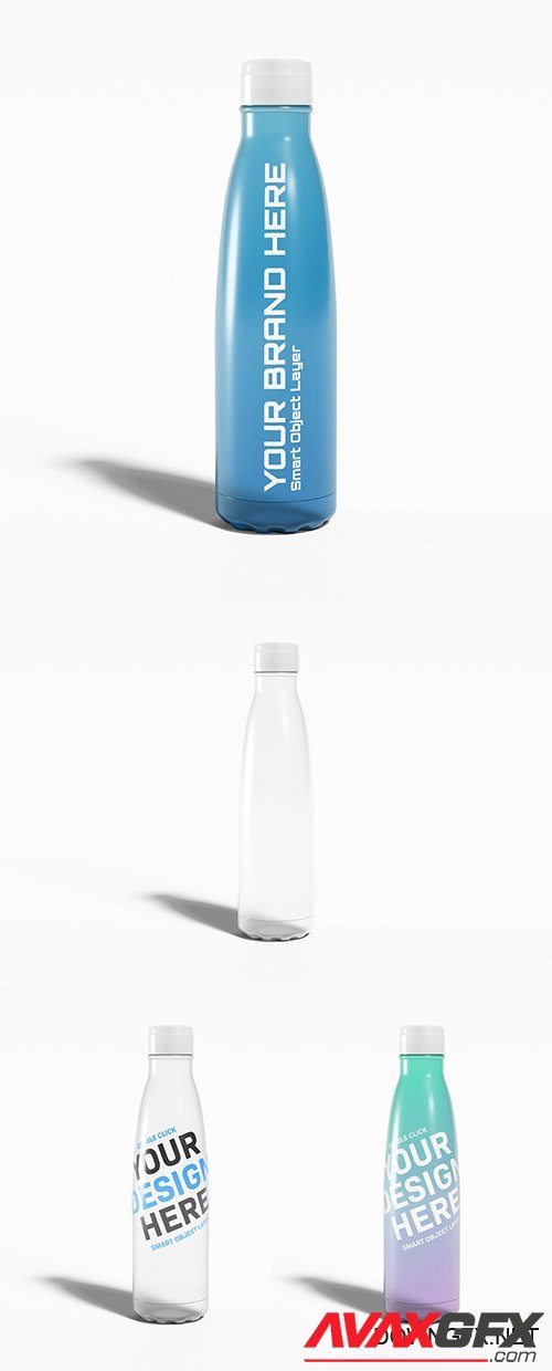 Plastic Sport Drink Bottle On White Mockup 260305057 PSDT