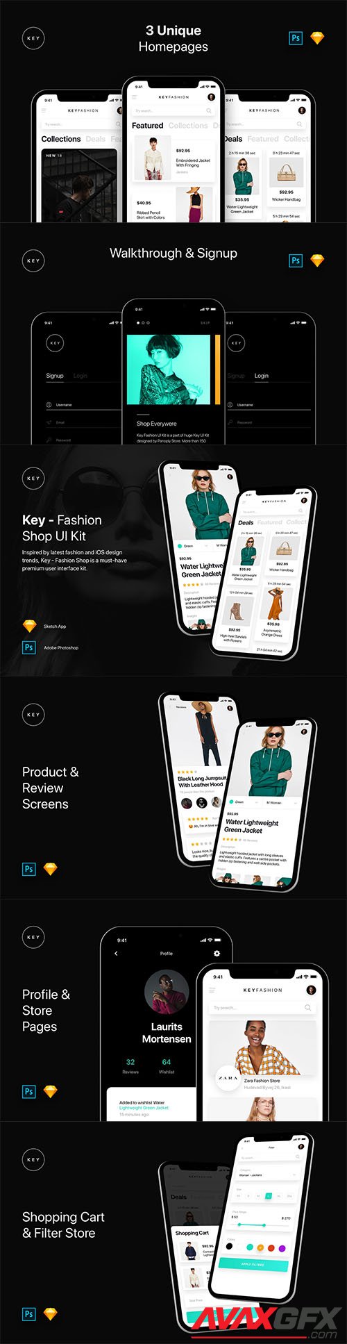 Key - Fashion Shop UI Kit