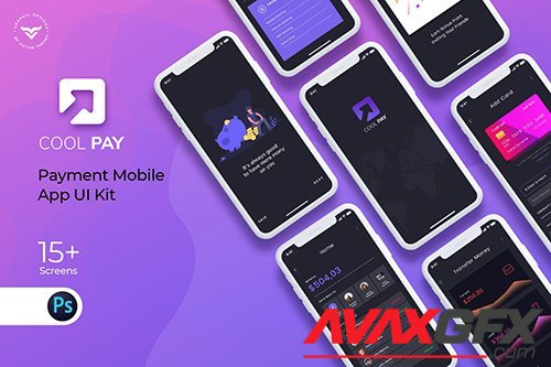 Cool Pay Payment Mobile App UI Kit