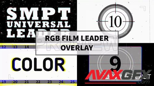 MotionArray - RGB Film Leader Overlay 64034
