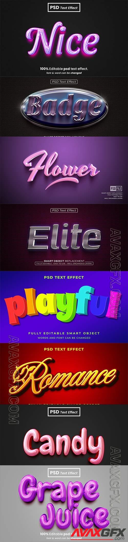 Psd text effect set vol 603