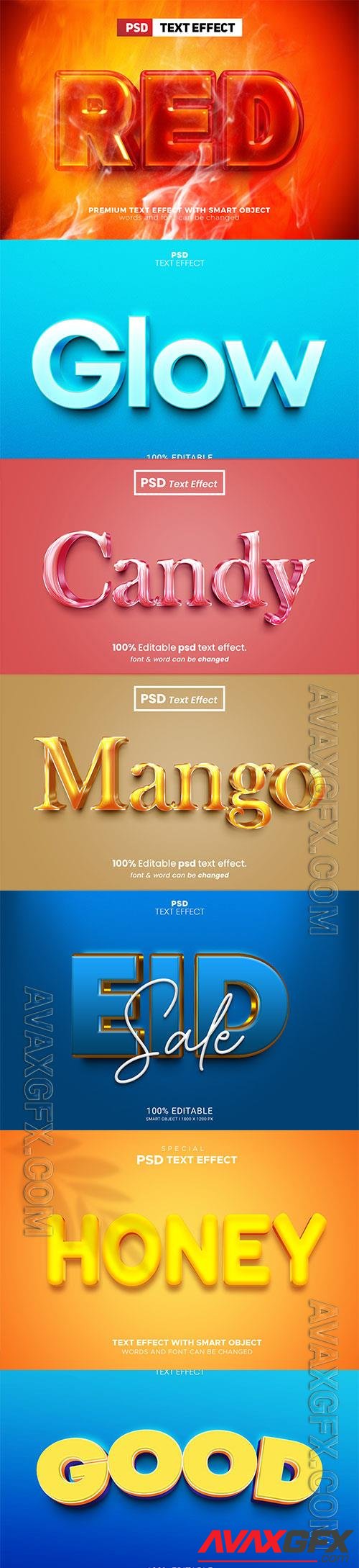 Psd text effect set vol 605