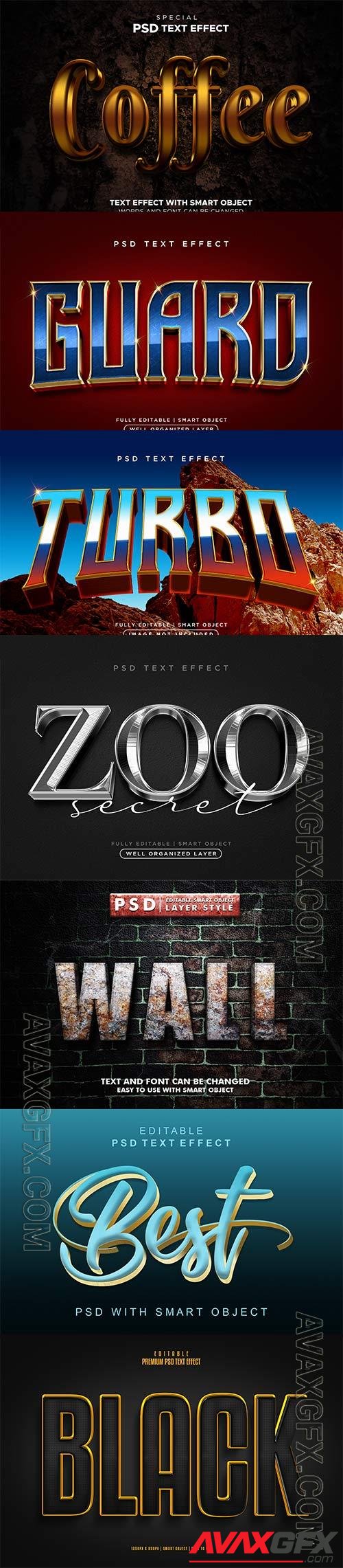 Psd text effect set vol 601