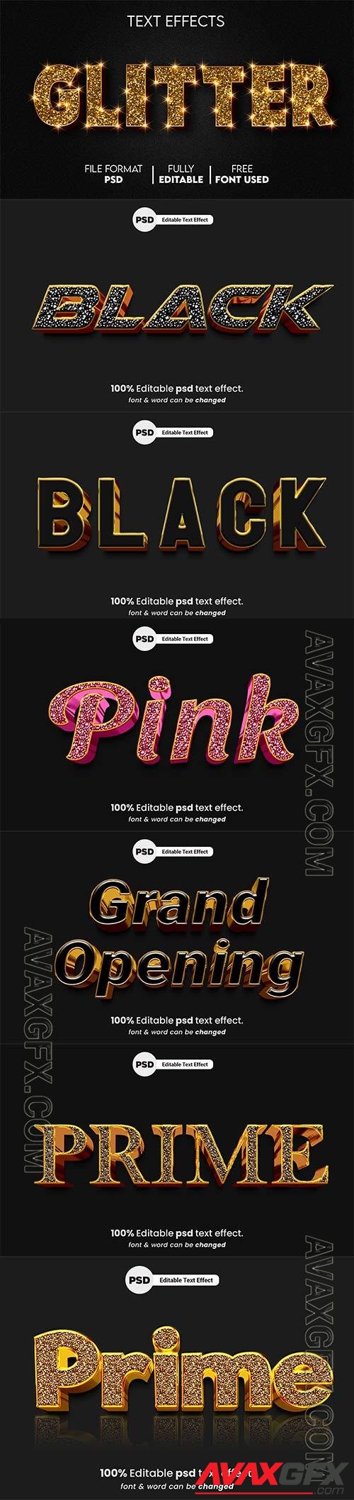 Psd text effect set vol 599