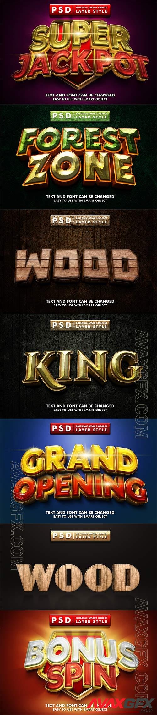 Psd text effect set vol 597