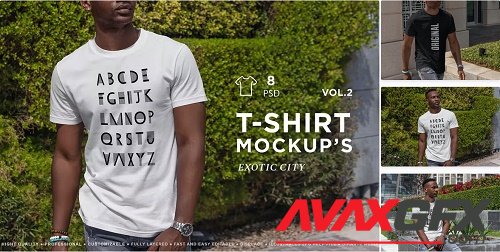 T-Shirt MockUp Exotic City vol.2