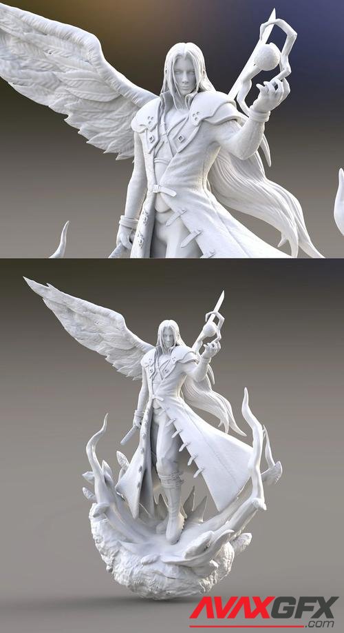 Sephiroth Kingdome Hearts – 3D Print