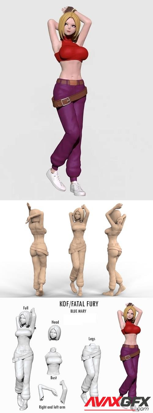 Blue Mary KOF – 3D Print