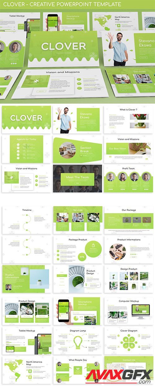 Clover - Creative Powerpoint Template
