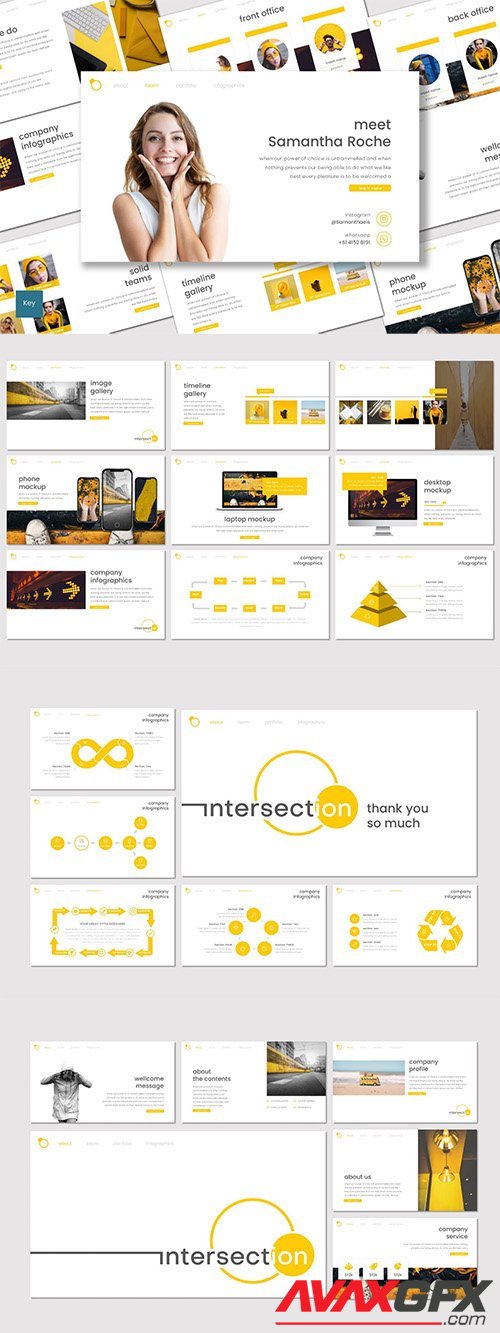 Intersection - Powerpoint Google Slides and Keynote Templates