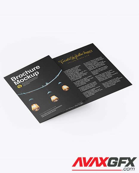 Textured Brochure Mockup 50001