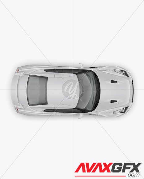 Nissan GTR Mockup - Top view 21240