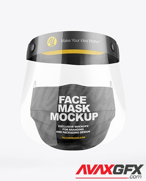 Medical Face Mask Mockup 59624