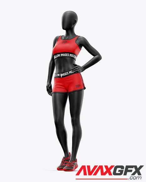 Women's Fitness Kit Mockup 60561