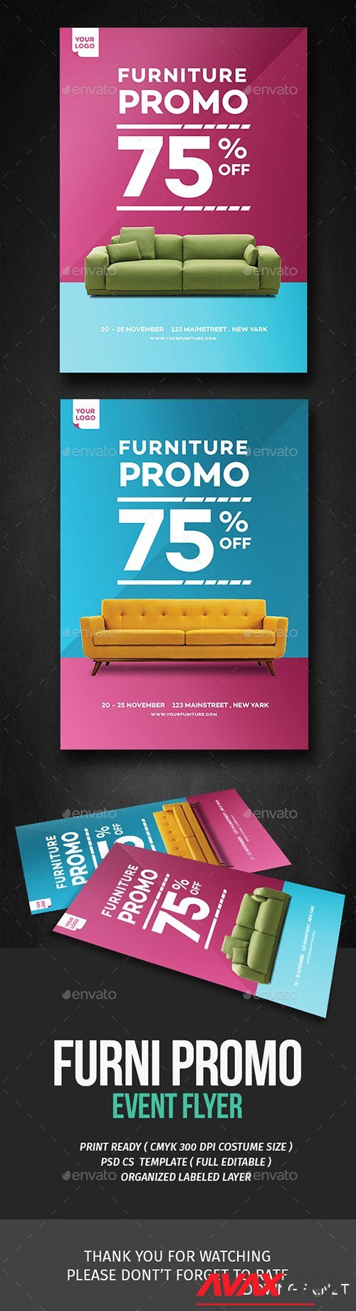 Home Furniture Promo Flyer 18084191