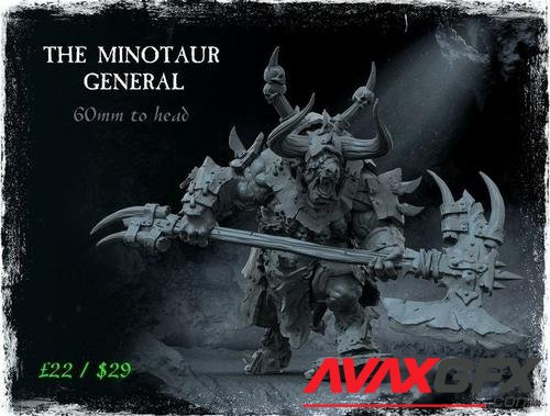 The Minotaur General – 3D Print