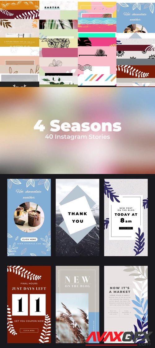 MotionArray - Seasons Instagram Stories 218184