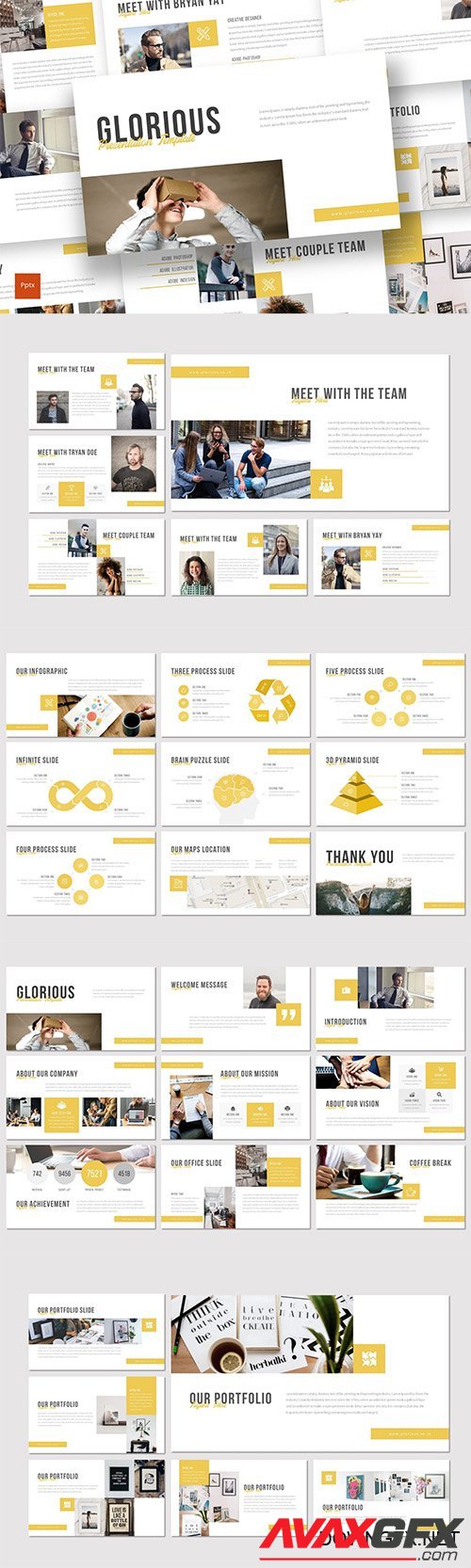 Glorious - Powerpoint Google Slides and Keynote Templates
