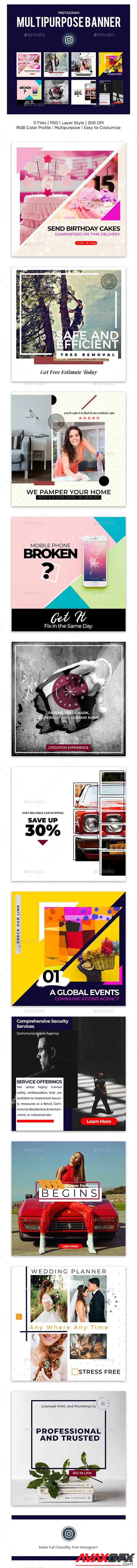 Graphicriver - Small Business Multipurpose Instagram Banners 21397344