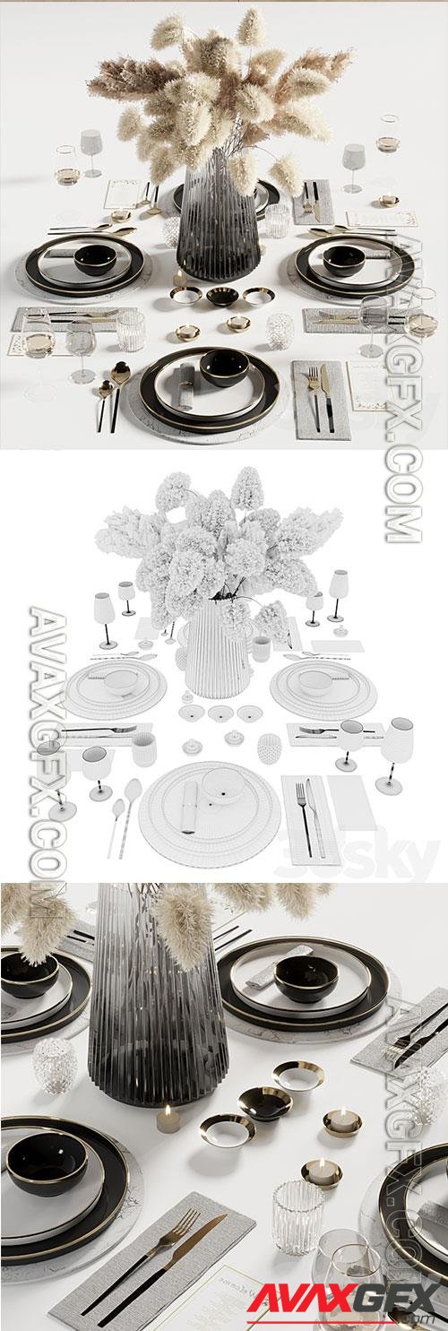 3D Models Tableware Set6