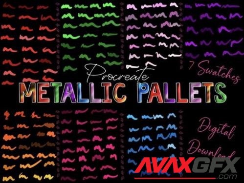 Procreate Metallic Swatch Pallet Kit