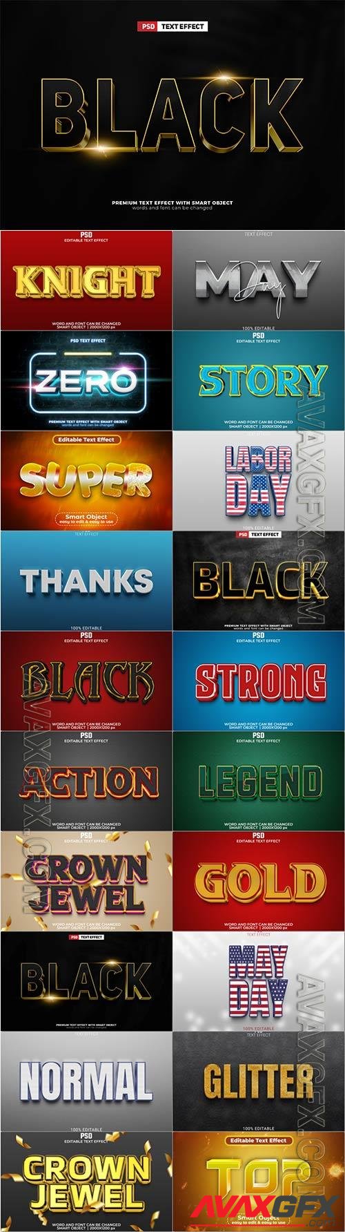 Psd text effect set vol 623