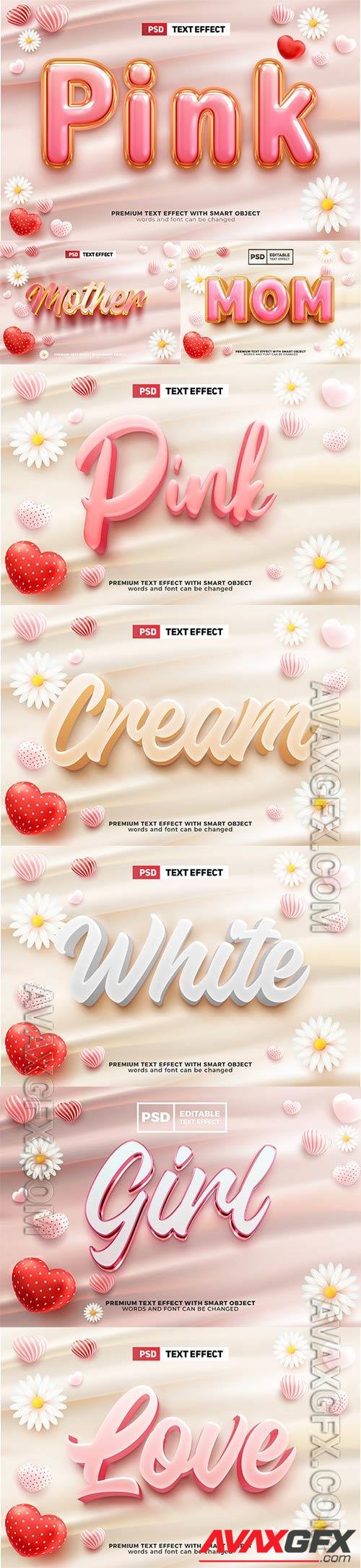 Psd text effect set vol 619