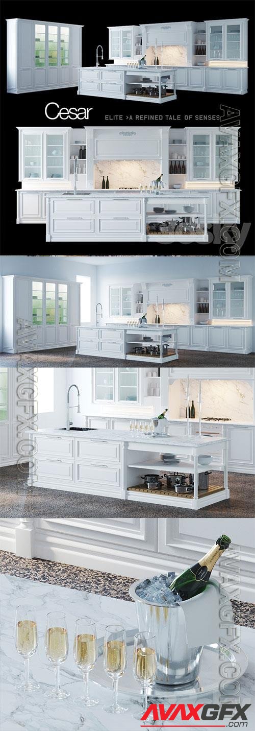 3D Models Kitchen Cesar Elite