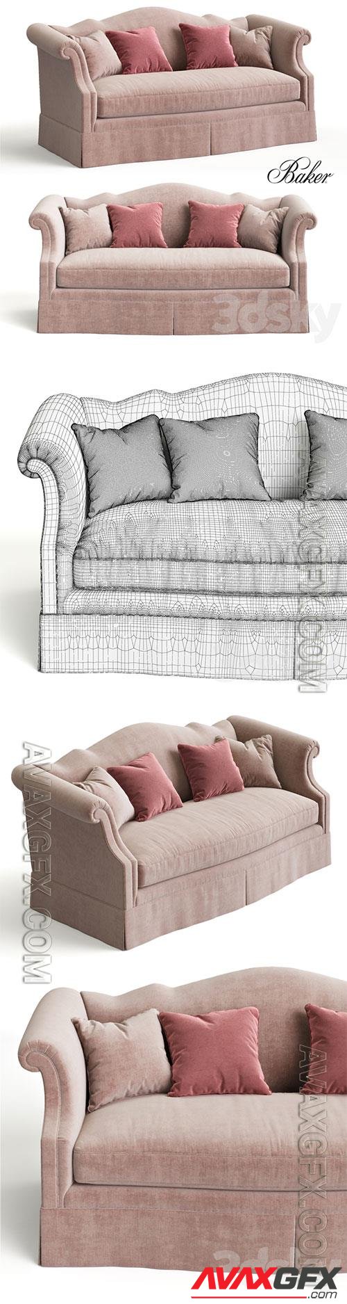 3D Models BAKER Camelback Sofa