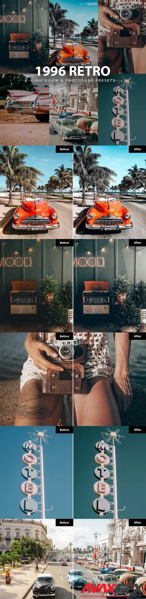 6 Retro 1996 Lightroom and Photoshop Presets - 37405713