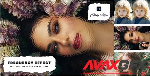 Frequency Photo Effect Photoshop Action