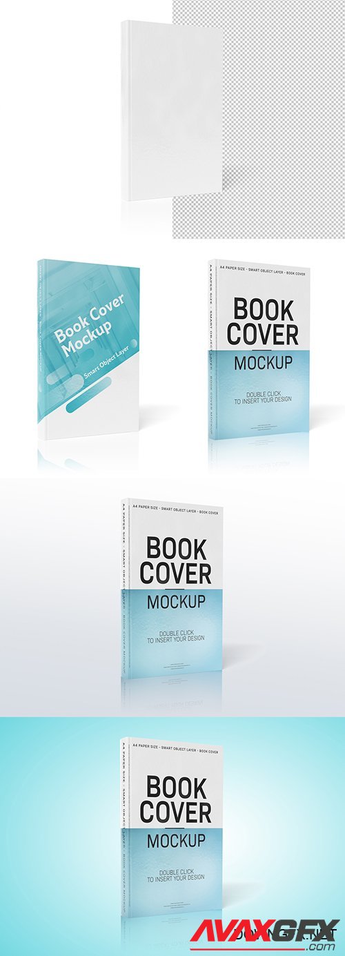 Book Isolated On White PSDT Mockup 249382543