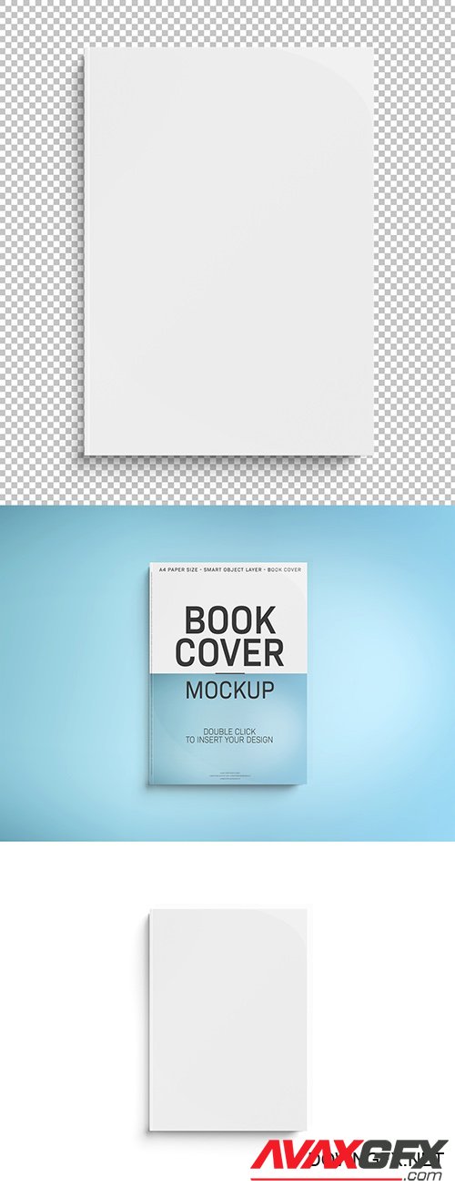PSDT Isolated Book Cover Mockup 239753981