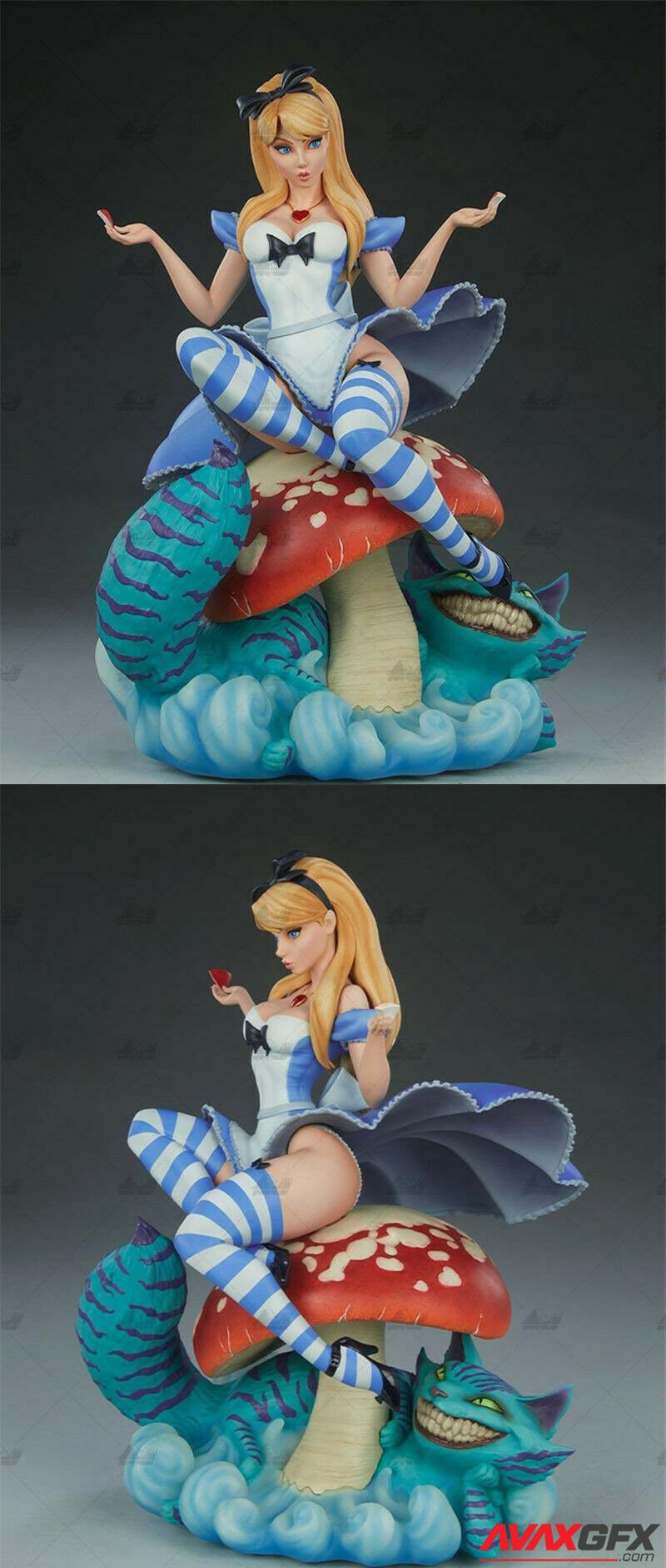 Alice in Wonderland 3D Print