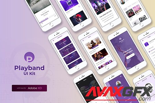 Playband Music iOS UI Kit