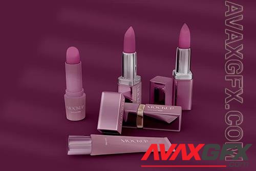 Cosmetic Products Mockup BAX34Y4 PSD
