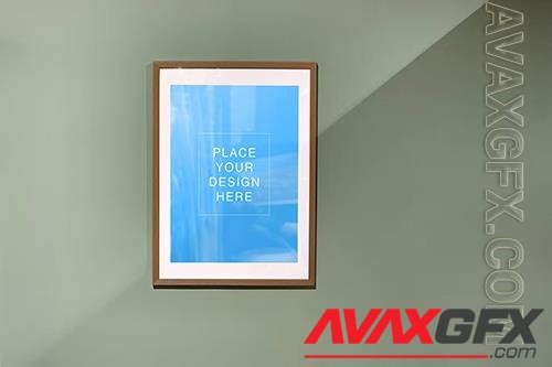 Photo Frame Mockup for NFT Art Showcase A8PT4GS PSD