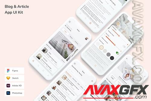 Blog & Article App UI Kit 5FBPNWJ