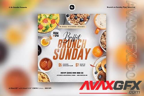 Brunch on Sunday Flyer DA5S88T