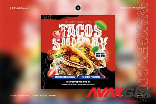 Taco Tuesday Flyer QG6A25D