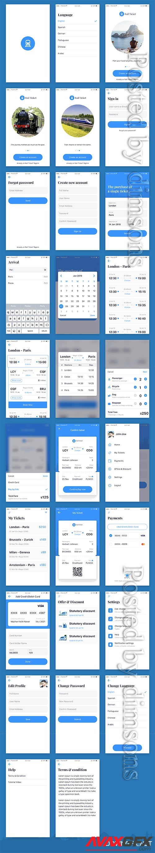 Railway UI Kit UI8